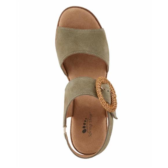 NEW SPRING STEP SHOES women gamona sandals in olive - Picture 2 of 3